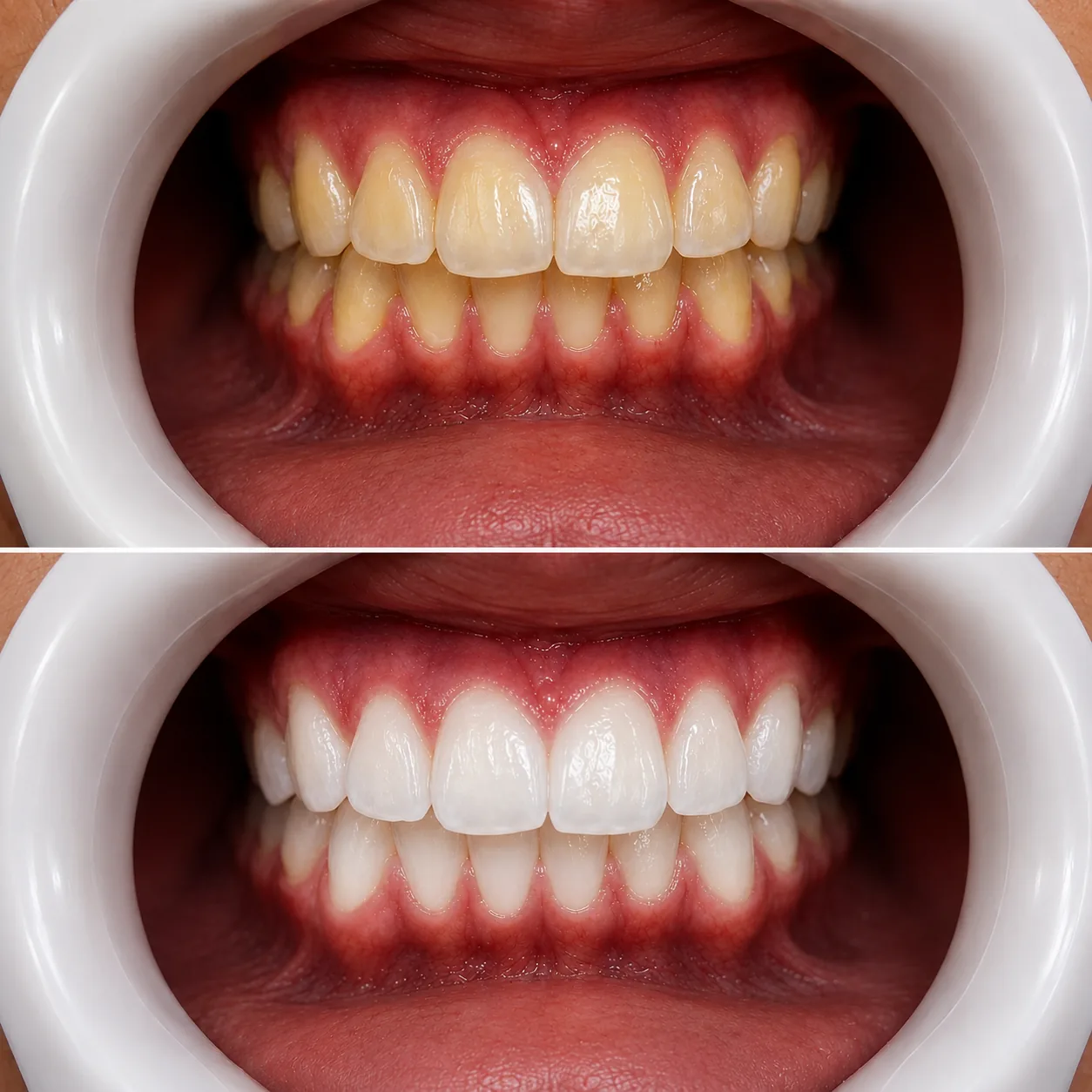 Resultado de clareamento dental
